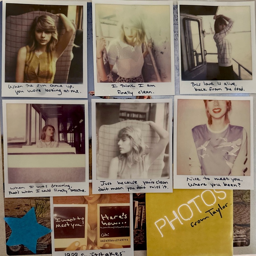 1989 Taylor Swift Polaroid Photos 1-13 in Slipcase | BMR